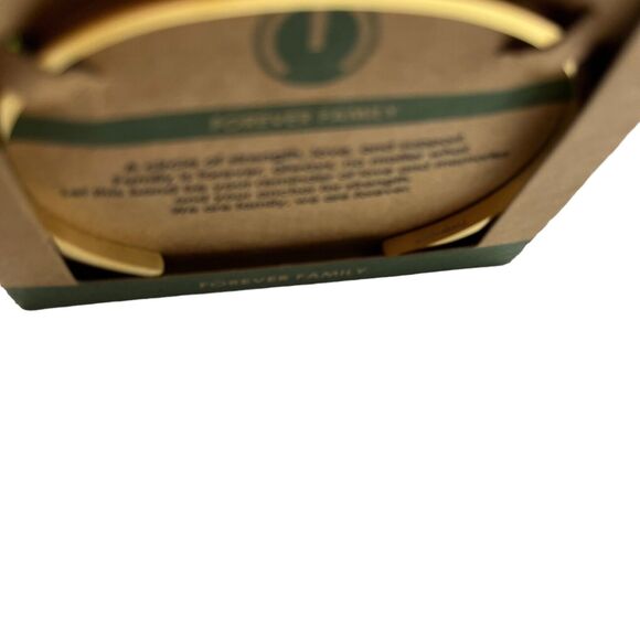 MantraBand Forever Family Bracelet Gold Plated Stainless Steel Hypoallergenic - Picture 5 of 16